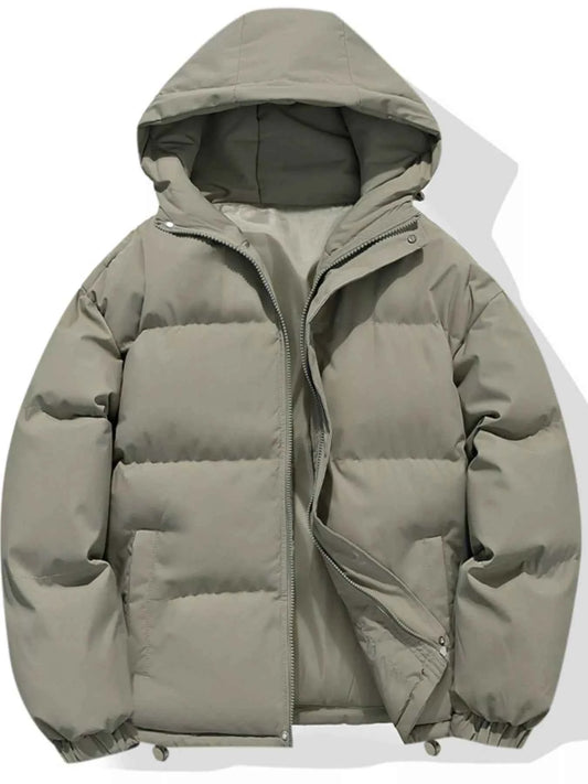 Mens Plus Size Hooded Padded-Free Shipping - aurelia-clothing-8955