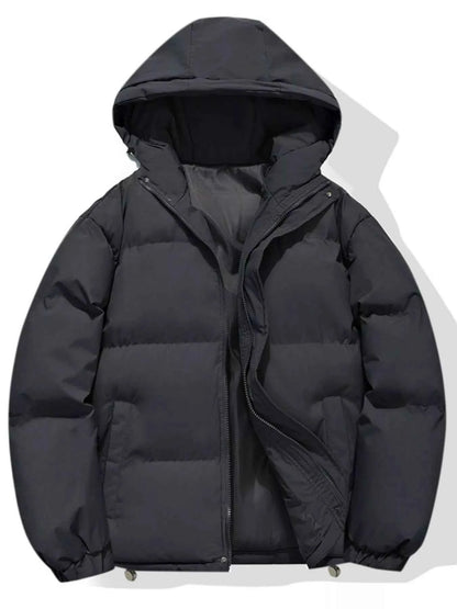 Mens Plus Size Hooded Padded-Free Shipping - aurelia-clothing-8955