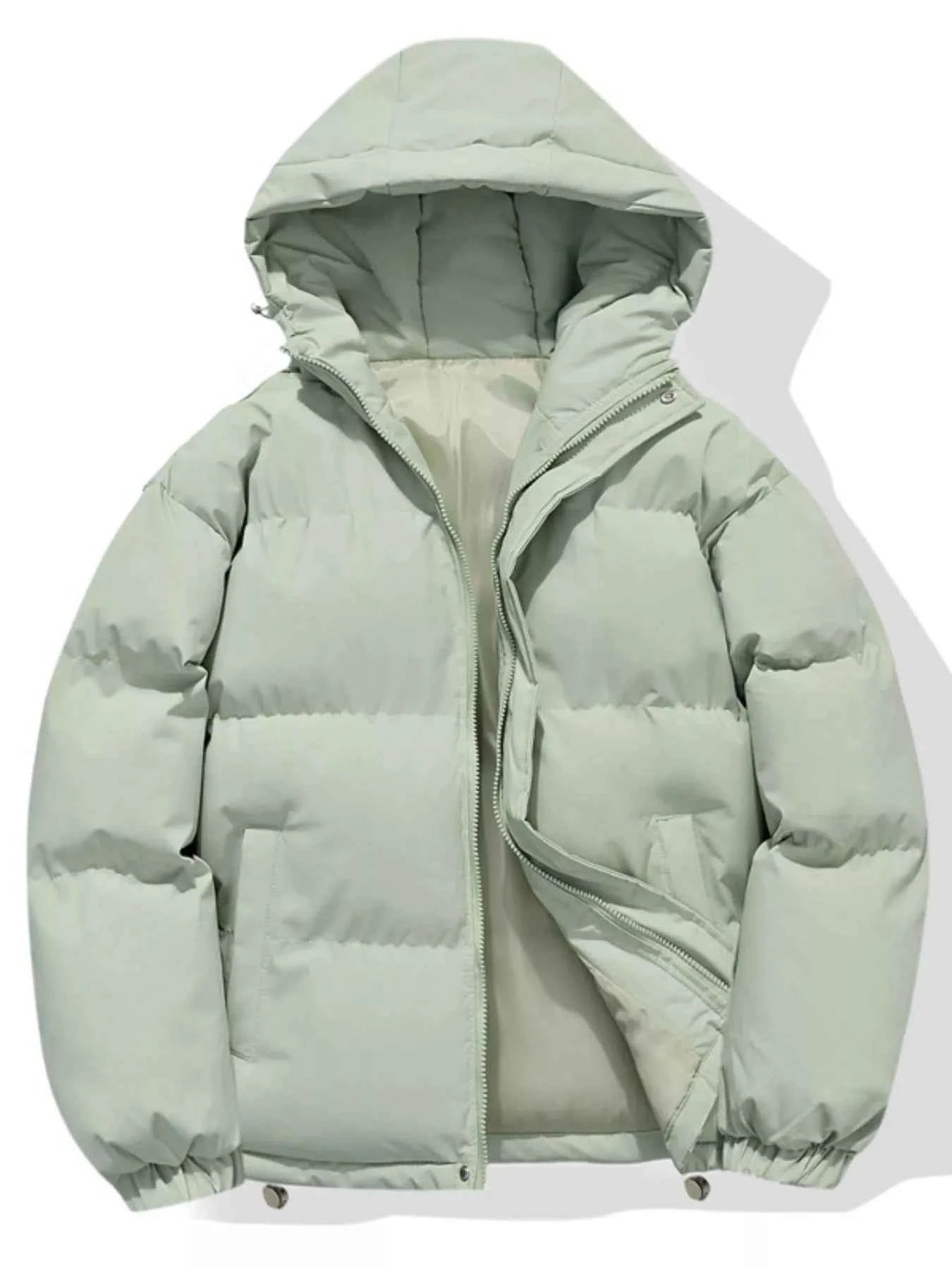 Mens Plus Size Hooded Padded-Free Shipping - aurelia-clothing-8955