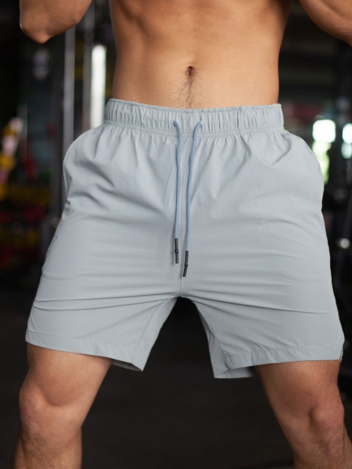 Mens Plus Size Quick-Dry Beach Shorts with Drawstring - Free Shipping - aurelia-clothing-8955