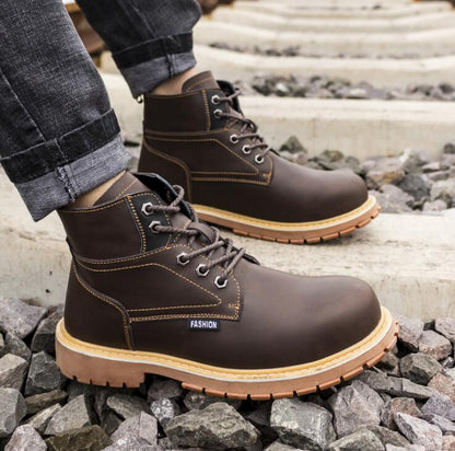 Mens casual boots winter work safety boots anti-puncture shoes mens safety shoes classic combat ankle boots mens sports shoes - Free Shipping - aurelia-clothing-8955
