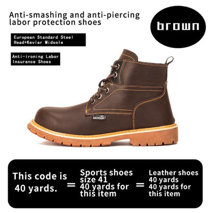 Mens casual boots winter work safety boots anti-puncture shoes mens safety shoes classic combat ankle boots mens sports shoes - Free Shipping - aurelia-clothing-8955