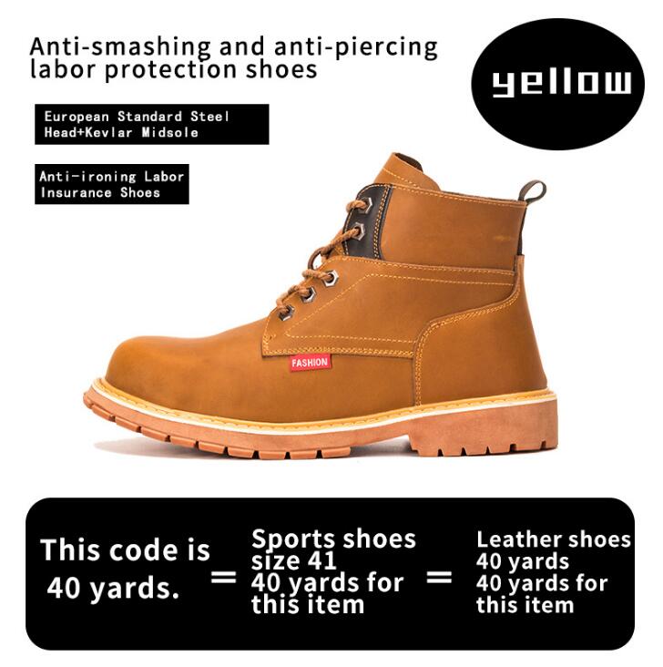 Mens casual boots winter work safety boots anti-puncture shoes mens safety shoes classic combat ankle boots mens sports shoes - Free Shipping - aurelia-clothing-8955