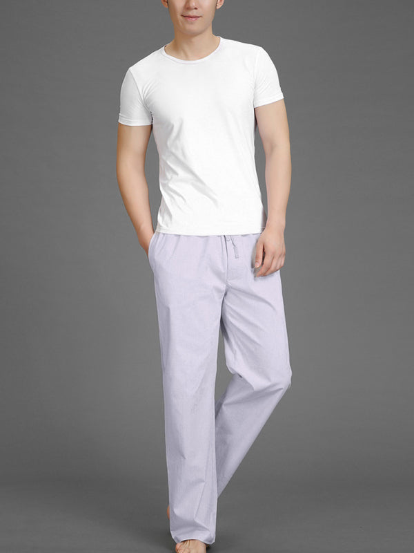 Mens spring, summer and autumn thin cotton casual pants- Free Shipping - aurelia-clothing-8955