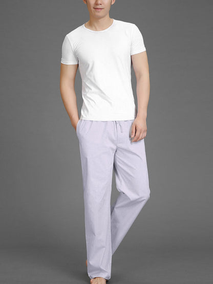 Mens spring, summer and autumn thin cotton casual pants- Free Shipping - aurelia-clothing-8955