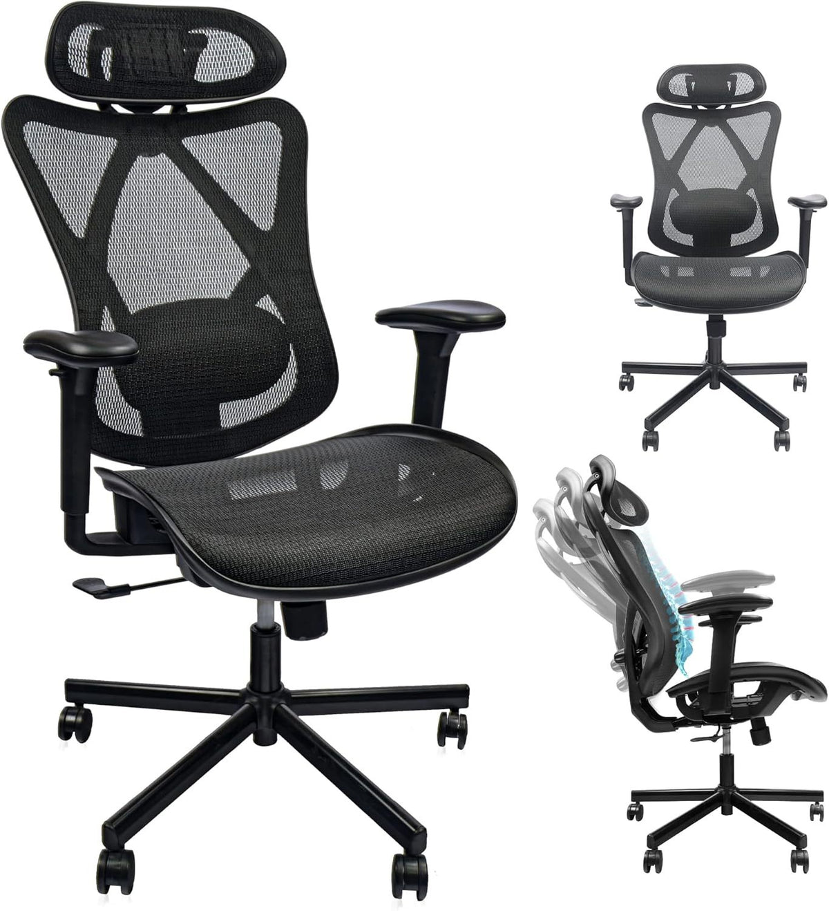 Mesh Office Chair,Ergonomic Office Chairs-Free Shipping - aurelia-clothing-8955