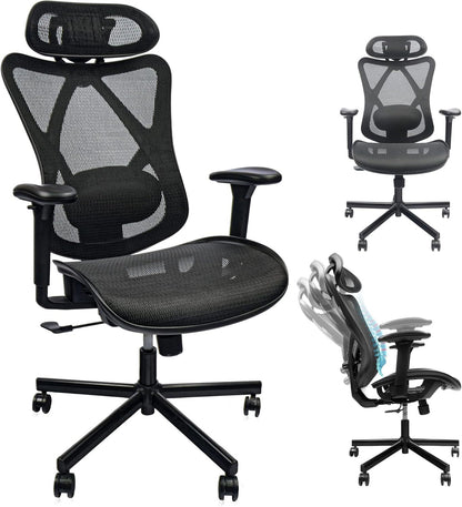 Mesh Office Chair,Ergonomic Office Chairs-Free Shipping - aurelia-clothing-8955