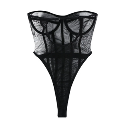 Metal Loop Seductive Lingerie-Free Shipping - aurelia-clothing-8955