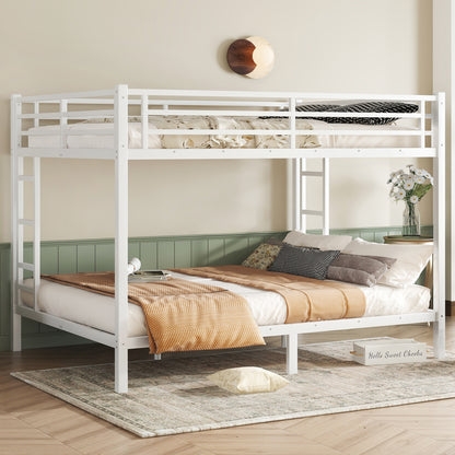 Metal Queen over Queen Bunk Bed-Free Shipping - aurelia-clothing-8955