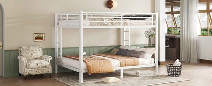 Metal Queen over Queen Bunk Bed-Free Shipping - aurelia-clothing-8955