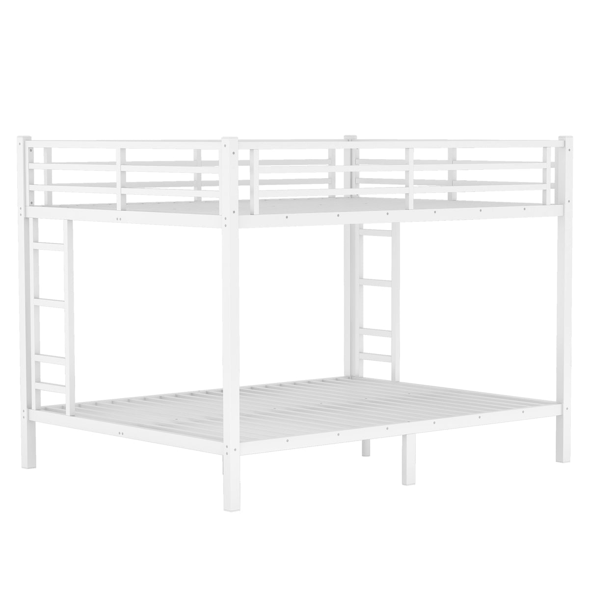 Metal Queen over Queen Bunk Bed-Free Shipping - aurelia-clothing-8955
