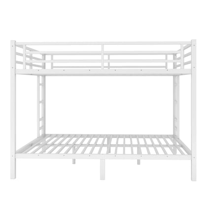 Metal Queen over Queen Bunk Bed-Free Shipping - aurelia-clothing-8955