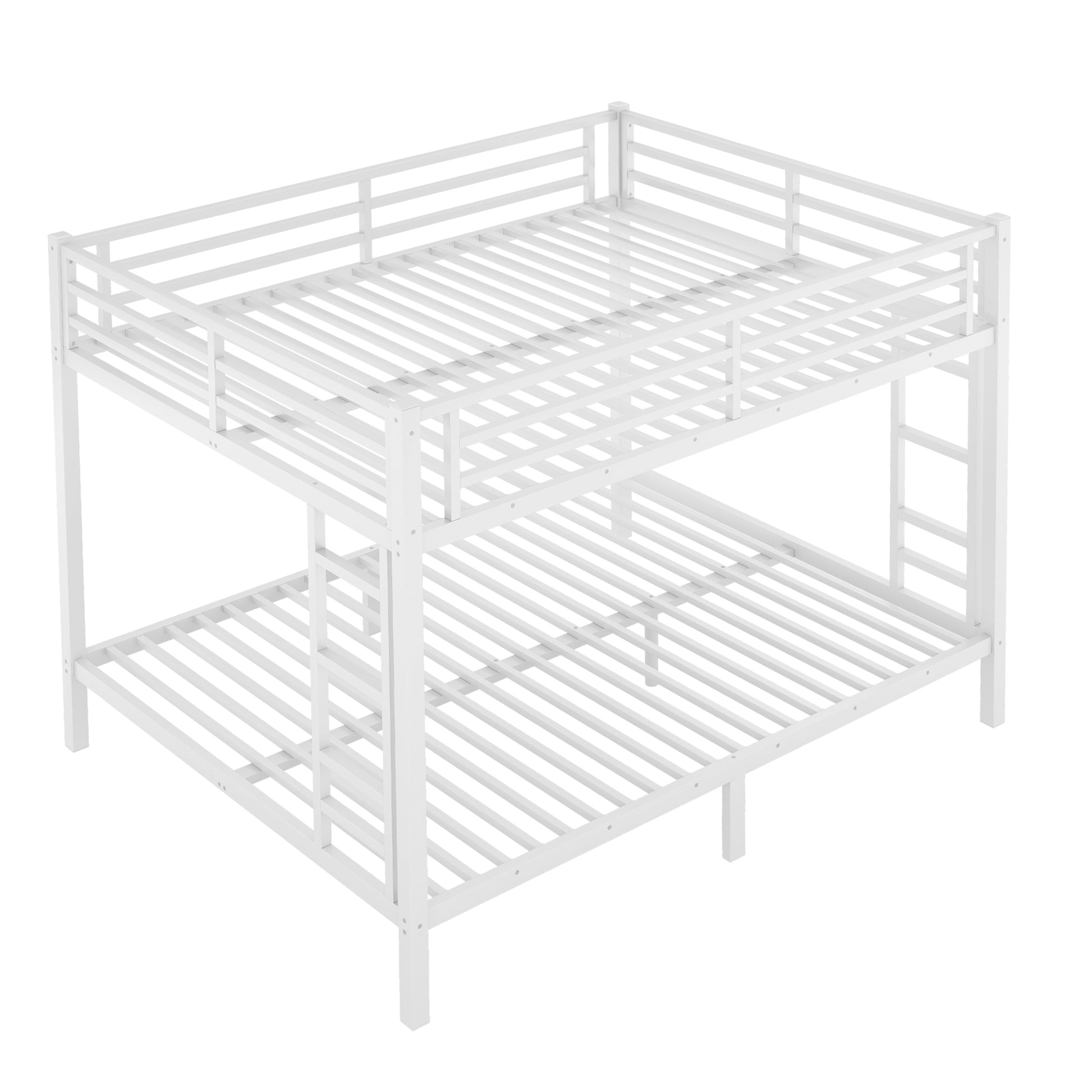 Metal Queen over Queen Bunk Bed-Free Shipping - aurelia-clothing-8955
