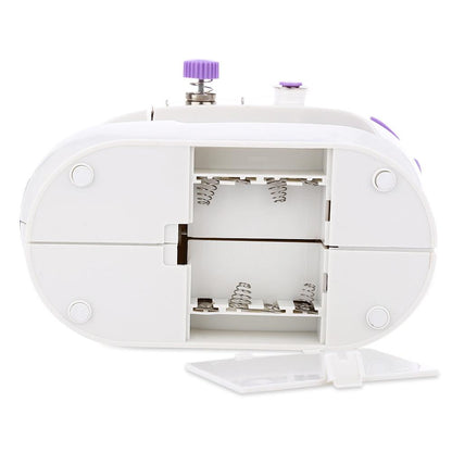 Mini Electric Handheld Sewing Machine Dual Speed Adjustment with Light Foot AC100-240V Double Threads Pendal Sewing Machine - Free Shipping - aurelia-clothing-8955