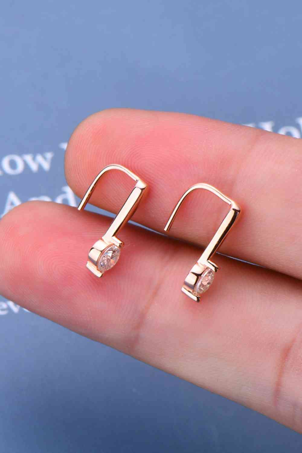 Moissanite 925 Sterling Silver Earrings - aurelia-clothing-8955