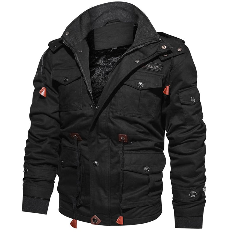 Mountainskin Mens Winter Fleece Jackets Warm Hooded Coat Thermal Thick Outerwear Male Military Jacket Mens Brand Clothing - Free Shipping - aurelia-clothing-8955