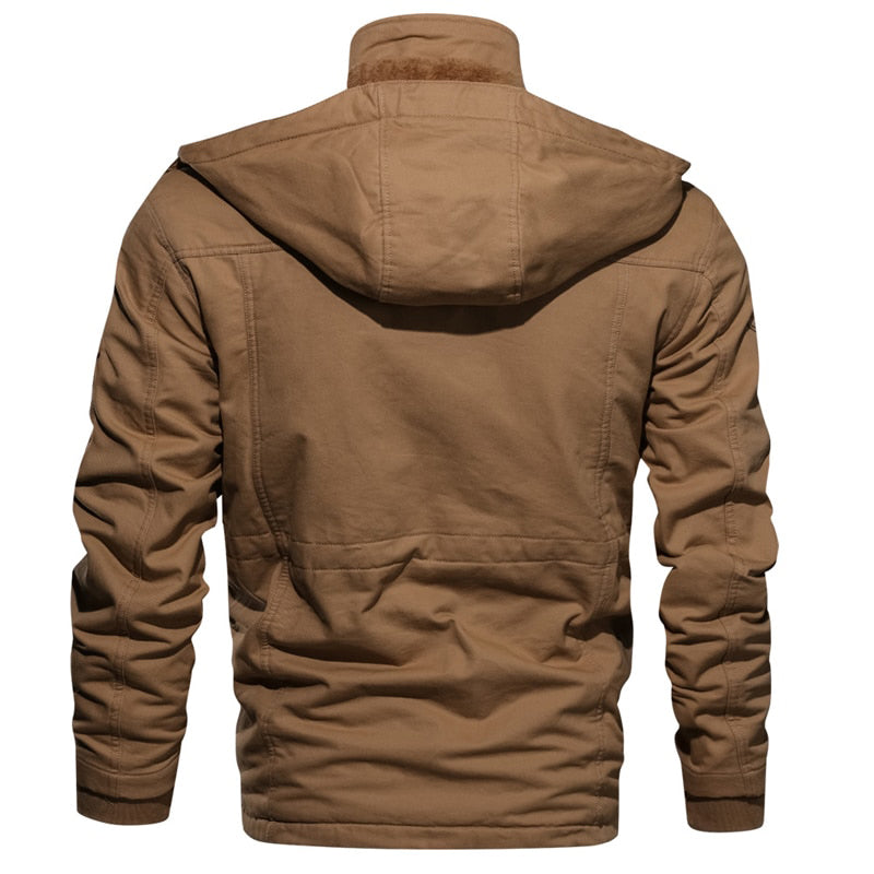 Mountainskin Mens Winter Fleece Jackets Warm Hooded Coat Thermal Thick Outerwear Male Military Jacket Mens Brand Clothing - Free Shipping - aurelia-clothing-8955