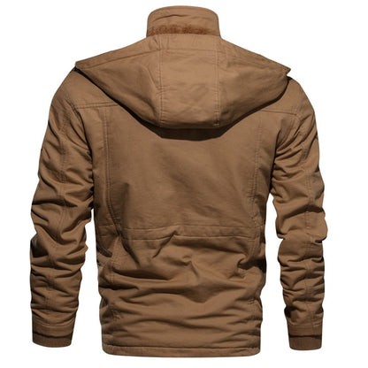 Mountainskin Mens Winter Fleece Jackets Warm Hooded Coat Thermal Thick Outerwear Male Military Jacket Mens Brand Clothing - Free Shipping - aurelia-clothing-8955