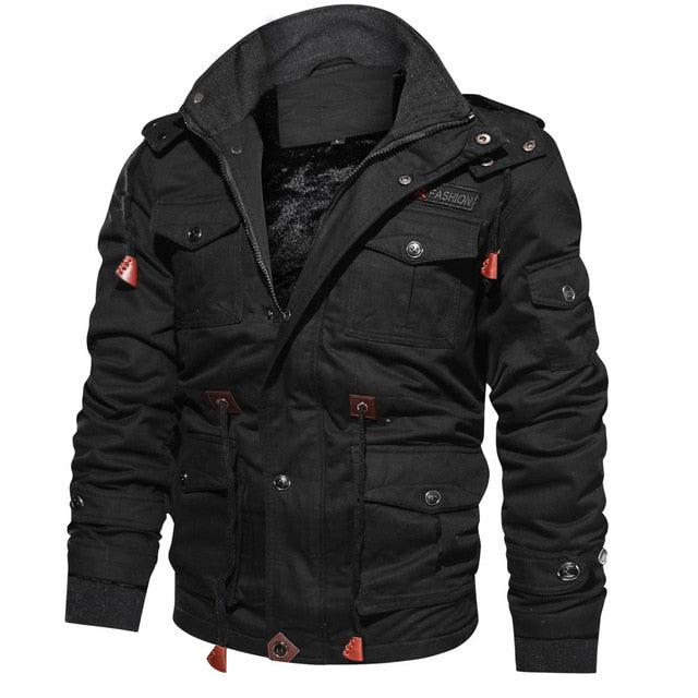 Mountainskin Mens Winter Fleece Jackets Warm Hooded Coat Thermal Thick Outerwear Male Military Jacket Mens Brand Clothing - Free Shipping - aurelia-clothing-8955