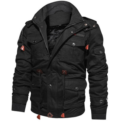 Mountainskin Mens Winter Fleece Jackets Warm Hooded Coat Thermal Thick Outerwear Male Military Jacket Mens Brand Clothing - Free Shipping - aurelia-clothing-8955