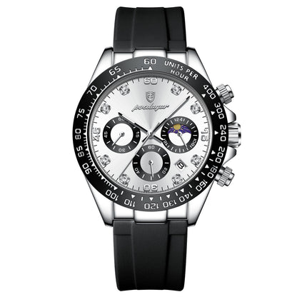 Multi-Functional MenS Watch Silicone Strap-Free Shipping - aurelia-clothing-8955