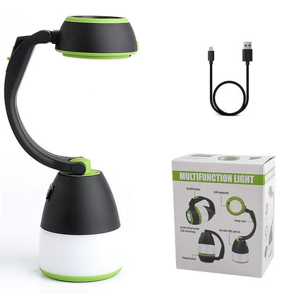 Multi-function LED USB Rechargeable Camping Light Lamp Outdoor Hiking Home 3 in1 Flashlight Table Desk Lamp Power Bank - Free Shipping - aurelia-clothing-8955