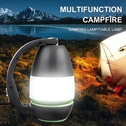 Multi-function LED USB Rechargeable Camping Light Lamp Outdoor Hiking Home 3 in1 Flashlight Table Desk Lamp Power Bank - Free Shipping - aurelia-clothing-8955