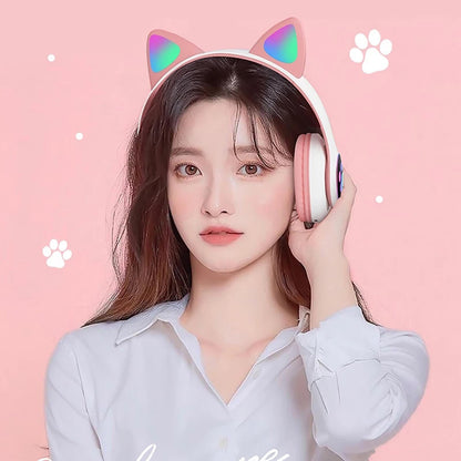 Music Headset Glowing Cat Ear-Free Shipping - aurelia-clothing-8955