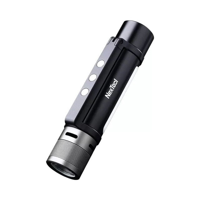 NEXTOOL 6-in-1 1000lm Dual-light Zoomable Alarm Flashlight USB-C Rechargeable Mobile Power Bank Camping Work Light - Free Shipping - aurelia-clothing-8955
