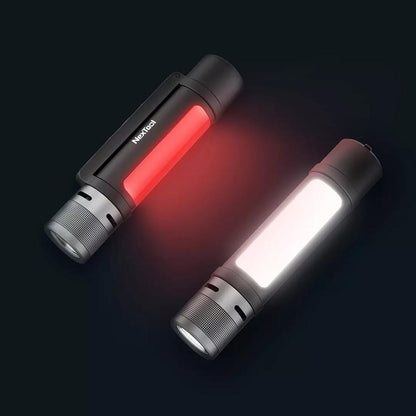 NEXTOOL 6-in-1 1000lm Dual-light Zoomable Alarm Flashlight USB-C Rechargeable Mobile Power Bank Camping Work Light - Free Shipping - aurelia-clothing-8955
