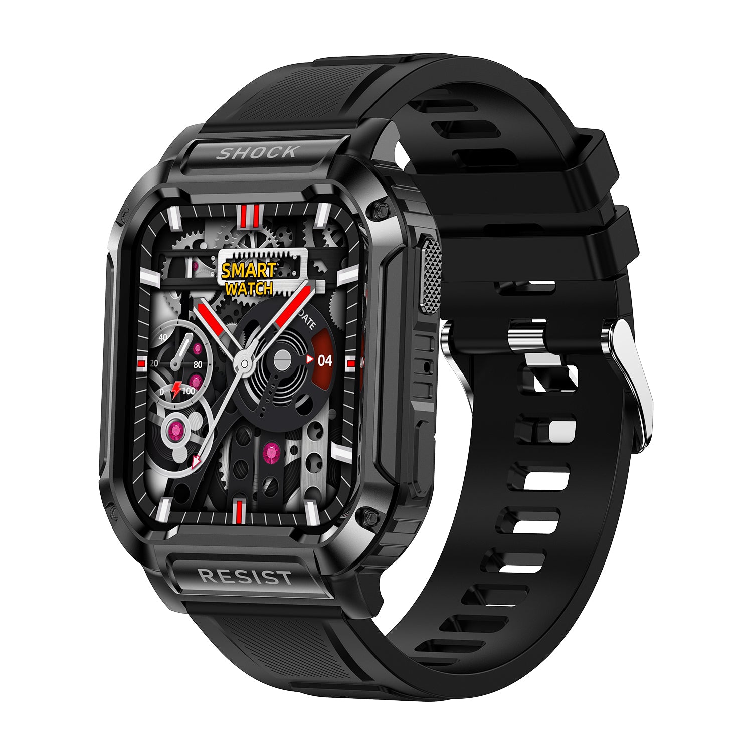 NK36 Bluetooth smart watch heart rate blood pressure blood oxygen monitoring multi sport mode - Free Shipping - aurelia-clothing-8955