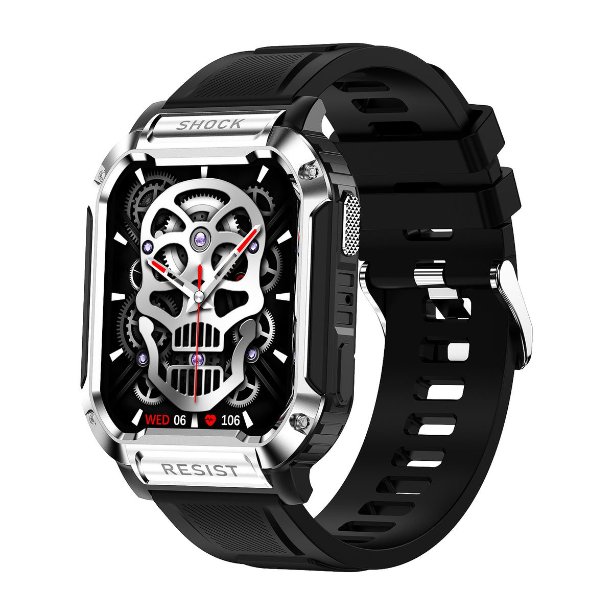 NK36 Bluetooth smart watch heart rate blood pressure blood oxygen monitoring multi sport mode - Free Shipping - aurelia-clothing-8955