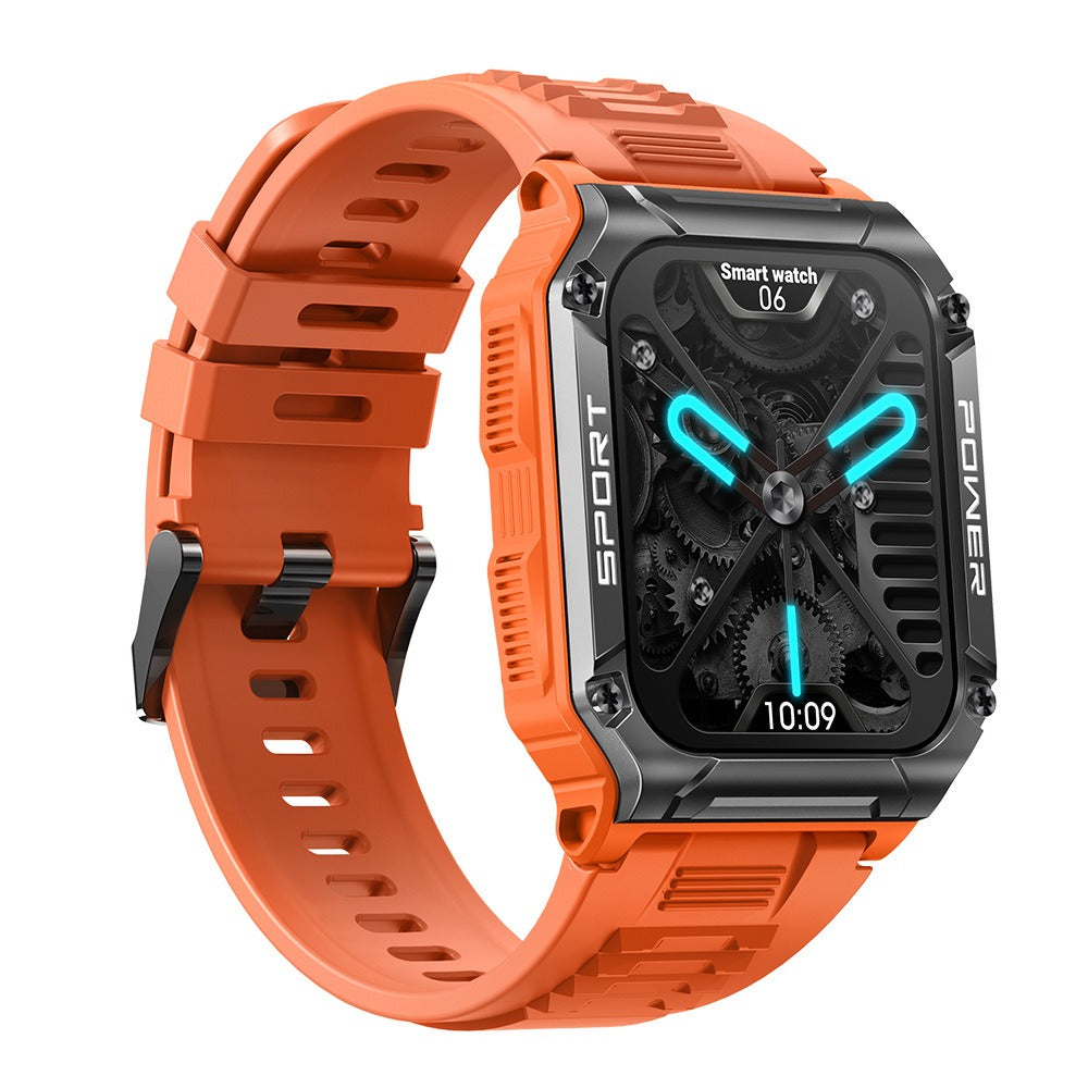 NX6 smart watch Bluetooth call 1.95 inch large screen compass heart rate blood oxygen IP68 waterproof - Free Shippinh - aurelia-clothing-8955