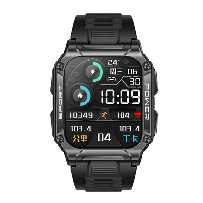 NX6 smart watch Bluetooth call 1.95 inch large screen compass heart rate blood oxygen IP68 waterproof - Free Shippinh - aurelia-clothing-8955