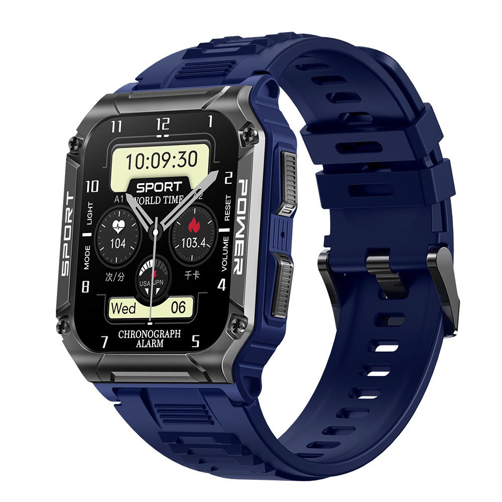 NX6 smart watch Bluetooth call 1.95 inch large screen compass heart rate blood oxygen IP68 waterproof - Free Shippinh - aurelia-clothing-8955