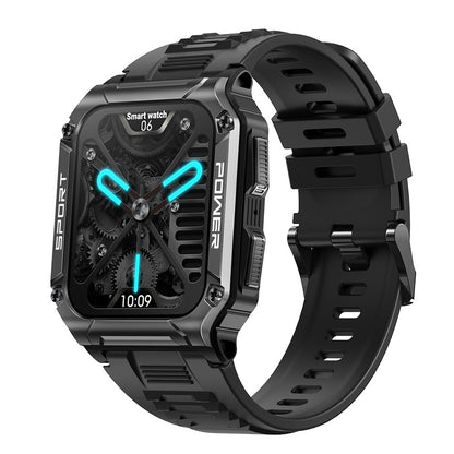 NX6 smart watch Bluetooth call 1.95 inch large screen compass heart rate blood oxygen IP68 waterproof - Free Shippinh - aurelia-clothing-8955
