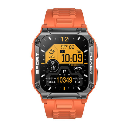NX6 smart watch Bluetooth call 1.95 inch large screen compass heart rate blood oxygen IP68 waterproof - Free Shippinh - aurelia-clothing-8955