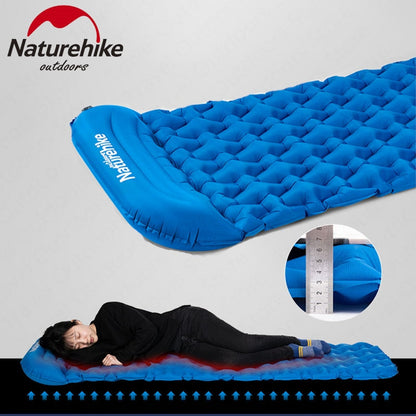 Naturehike Outdoor Camping Mat Inflatable Bag Inflatable Tent Sleeping Pad Ultralight Portable Picnic Air Mat Camping Picnic Pad - Free Shipping - aurelia-clothing-8955