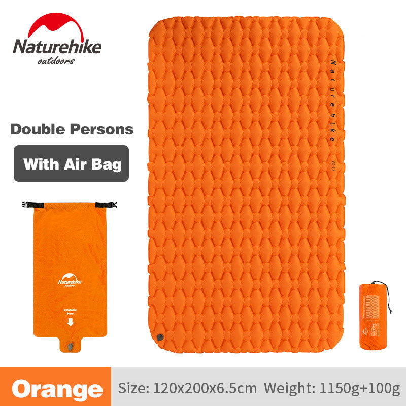 Naturehike Outdoor Camping Mat Inflatable Bag Inflatable Tent Sleeping Pad Ultralight Portable Picnic Air Mat Camping Picnic Pad - Free Shipping - aurelia-clothing-8955