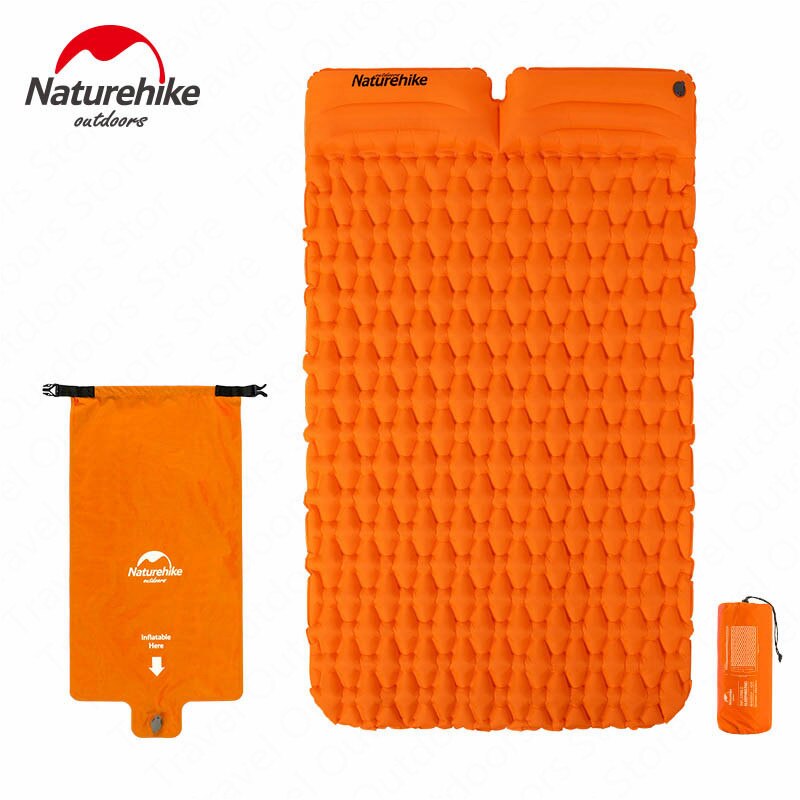 Naturehike Outdoor Camping Mat Inflatable Bag Inflatable Tent Sleeping Pad Ultralight Portable Picnic Air Mat Camping Picnic Pad - Free Shipping - aurelia-clothing-8955