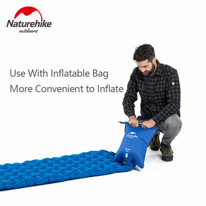 Naturehike Outdoor Camping Mat Inflatable Bag Inflatable Tent Sleeping Pad Ultralight Portable Picnic Air Mat Camping Picnic Pad - Free Shipping - aurelia-clothing-8955