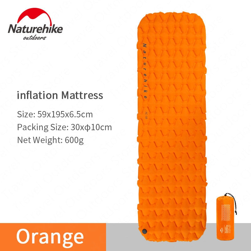 Naturehike Outdoor Camping Mat Inflatable Bag Inflatable Tent Sleeping Pad Ultralight Portable Picnic Air Mat Camping Picnic Pad - Free Shipping - aurelia-clothing-8955
