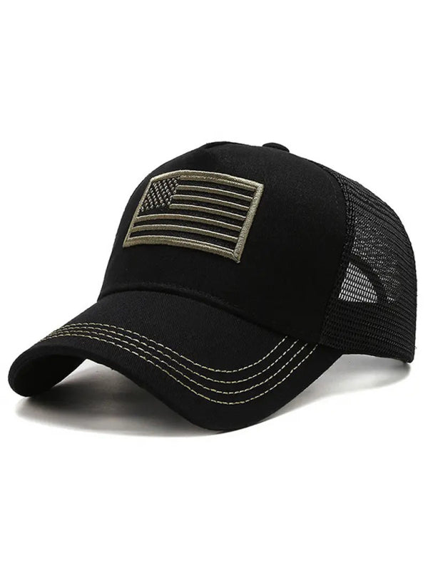 New American Flag CamouflageSolid Color Baseball Cap - Free Shipping - aurelia-clothing-8955