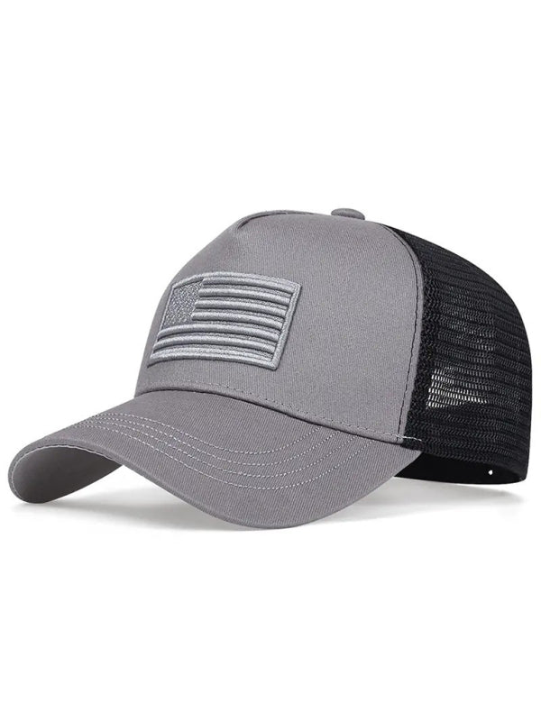 New American Flag CamouflageSolid Color Baseball Cap - Free Shipping - aurelia-clothing-8955