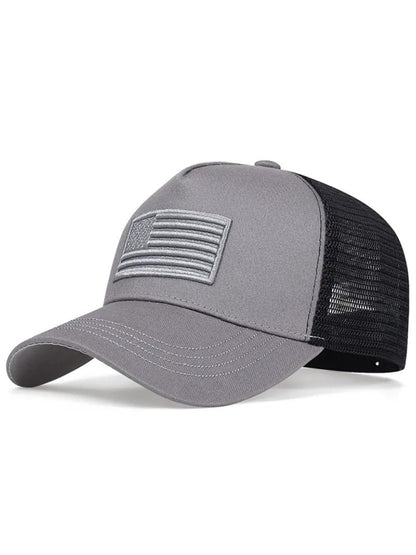 New American Flag CamouflageSolid Color Baseball Cap - Free Shipping - aurelia-clothing-8955
