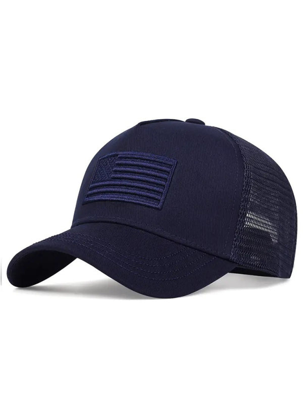 New American Flag CamouflageSolid Color Baseball Cap - Free Shipping - aurelia-clothing-8955
