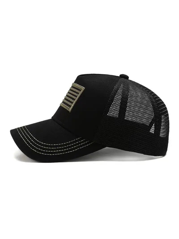 New American Flag CamouflageSolid Color Baseball Cap - Free Shipping - aurelia-clothing-8955