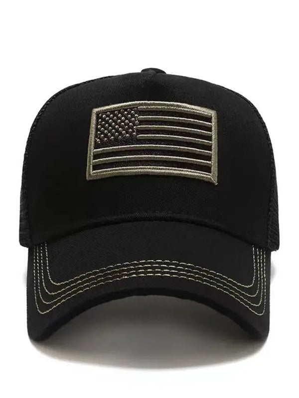 New American Flag CamouflageSolid Color Baseball Cap - Free Shipping - aurelia-clothing-8955