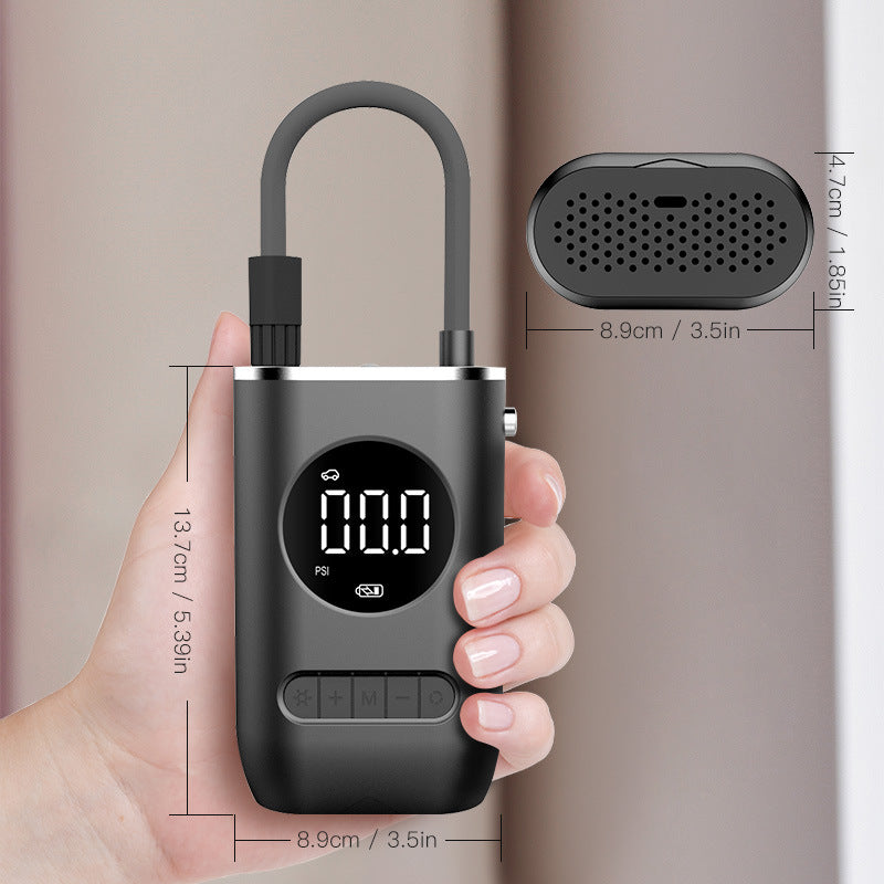 New Car Portable Inflator Pump Mini Bicycle Electric Tire Handheld Wireless Charging Super Car Inflator Pump - Free Shipping - aurelia-clothing-8955
