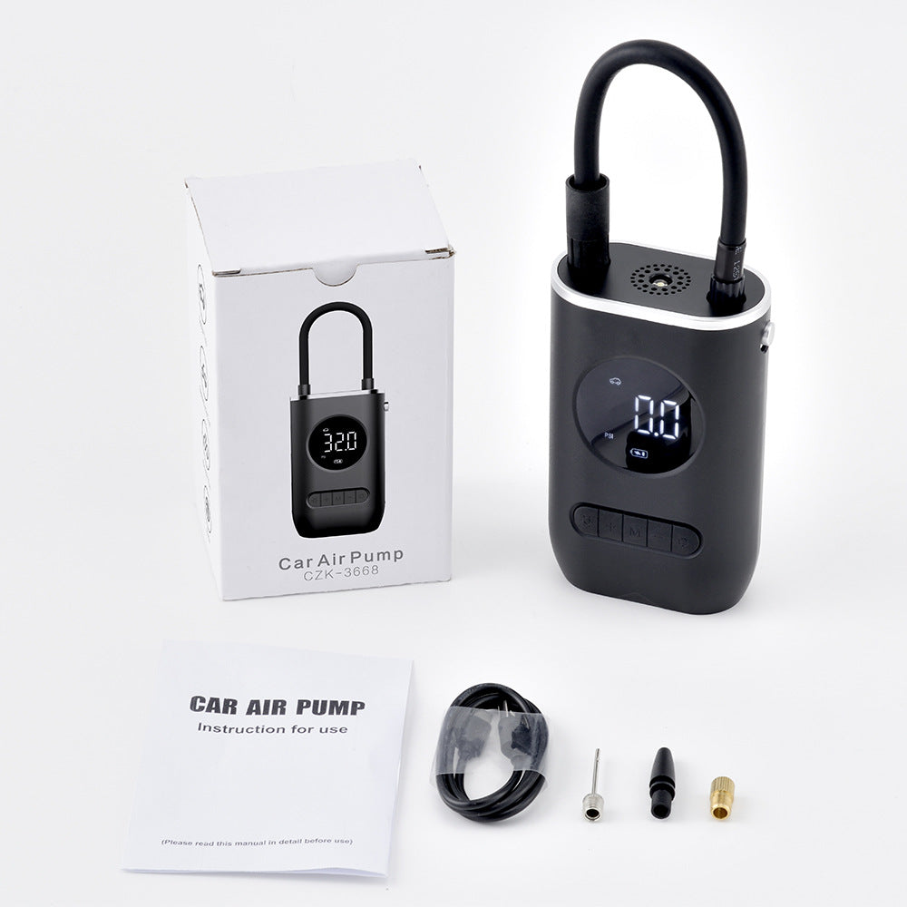 New Car Portable Inflator Pump Mini Bicycle Electric Tire Handheld Wireless Charging Super Car Inflator Pump - Free Shipping - aurelia-clothing-8955